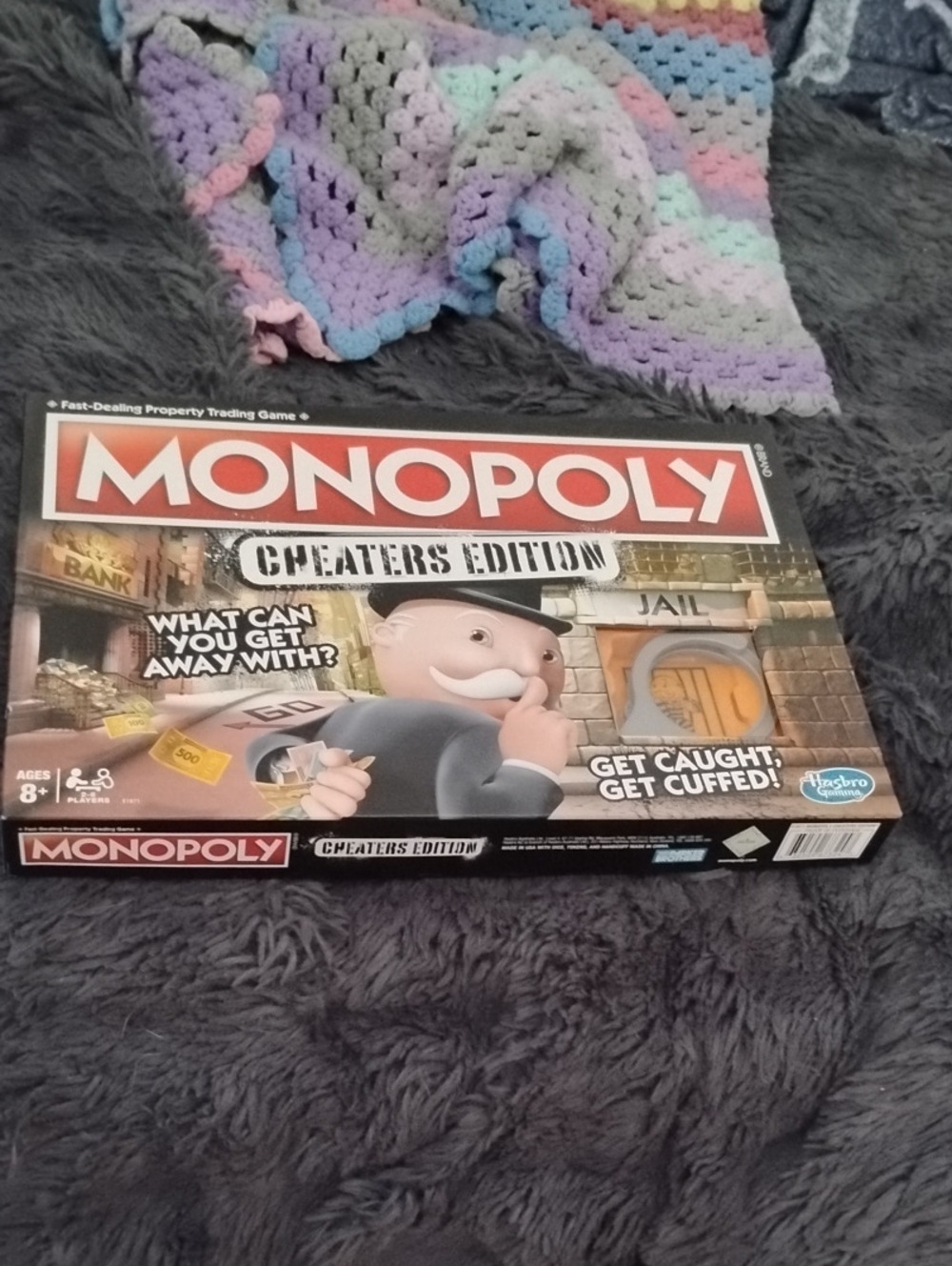 Hasbro Monopoly Cheaters Edition Board Game - Red, Black, Gray